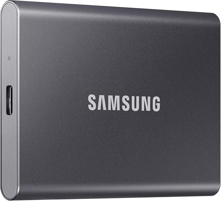 Samsung T7 1TB Portable SSD, Up to 1050MB/s, USB 3.2, Reliable Externa