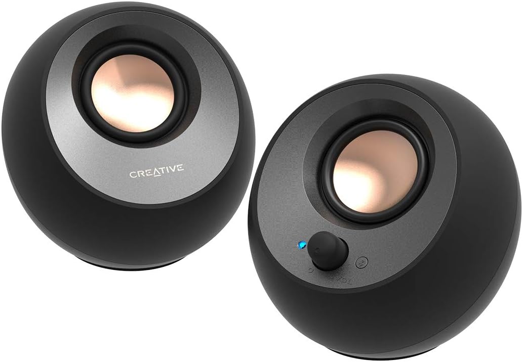 Creative Pebble V3 Minimalistic 2.0 USB‑C Desktop Speakers