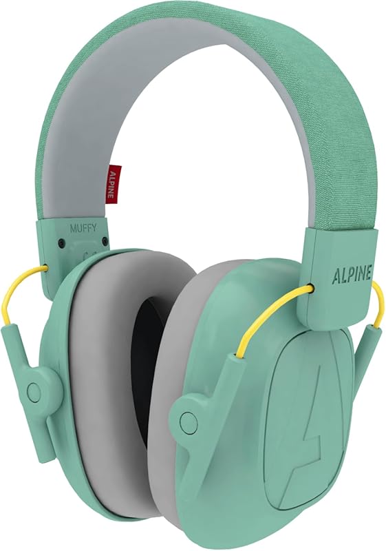 Alpine Muffy Kids Ear Muffs – CE & ANSI Hearing Protection 25 dB Noise