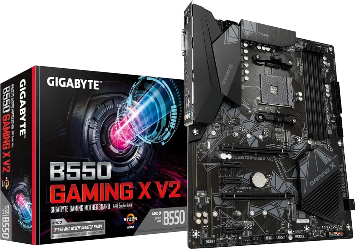 GIGABYTE B550 Gaming X V2 ATX Motherboard – Ryzen 5000/4000/3000 Suppo