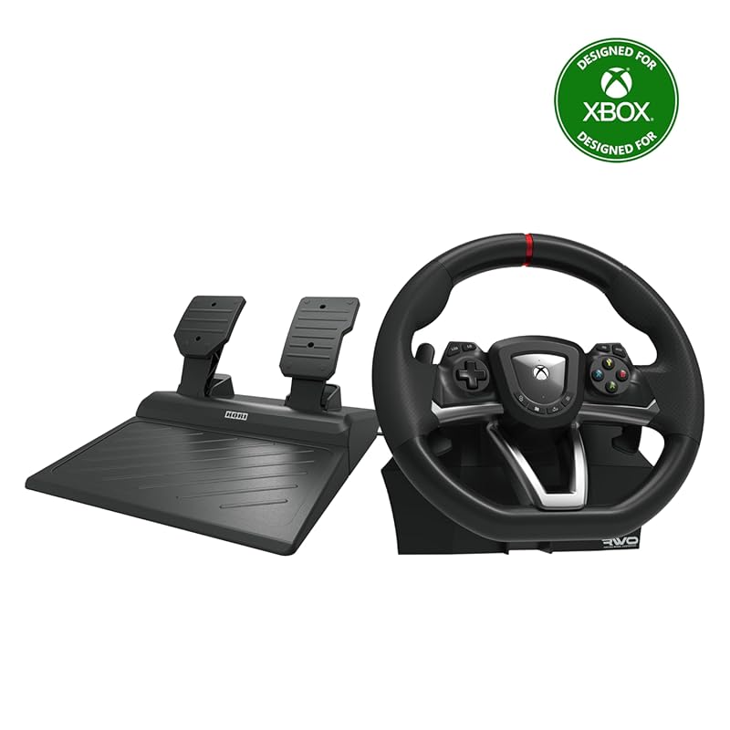HORI Overdrive Racing Wheel – Official Xbox Series X|S Controller, Mic