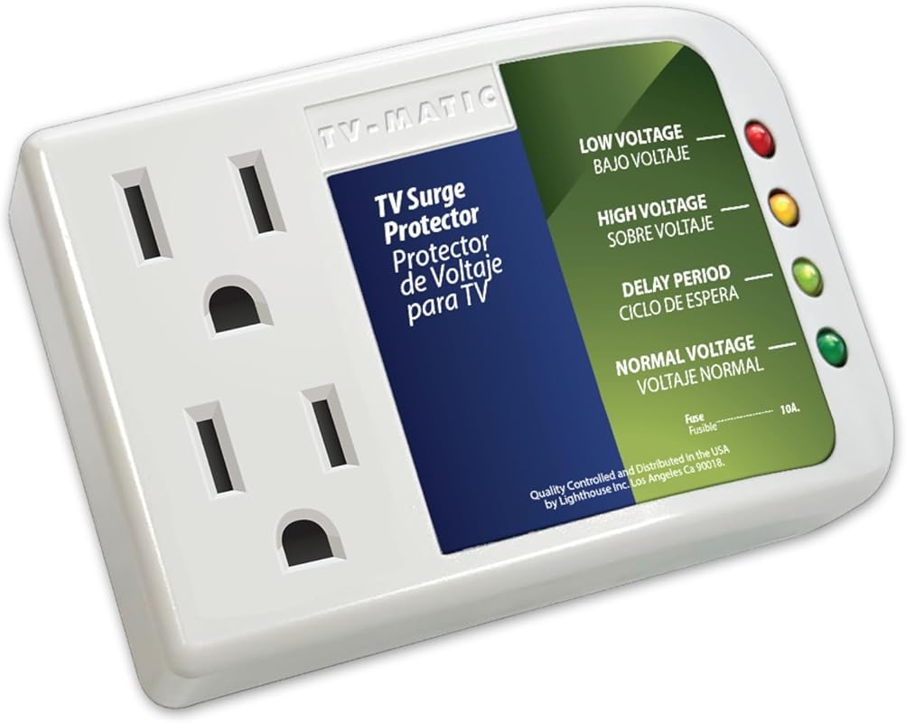 Smart TV & Gaming Console Voltage & Surge Protector, Guards Against Hi