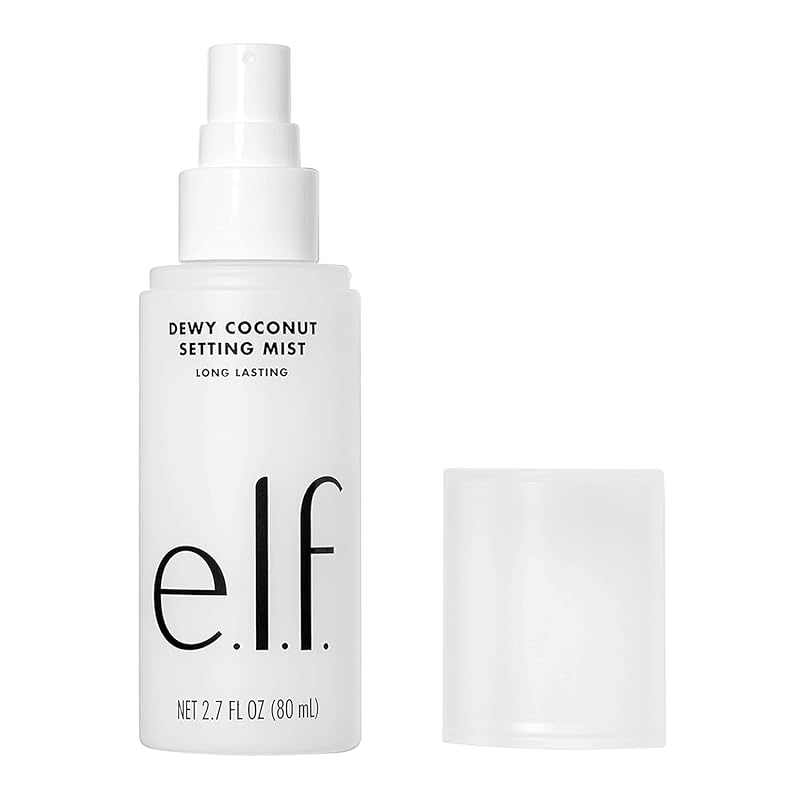 e.l.f. Dewy Coconut Setting Mist – Hydrating Makeup Setting Spray with