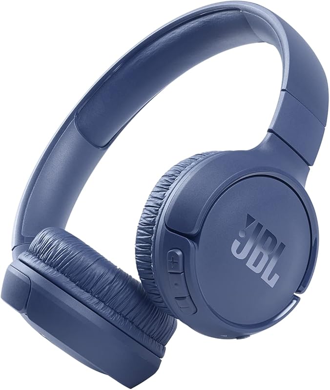 JBL Tune 510BT Bluetooth On‑Ear Headphones, 40 h Battery, Built‑in Mic