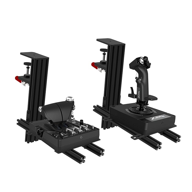 Hikig Desk Mount for Flight Sim Joystick, Throttle, and HOTAS Systems