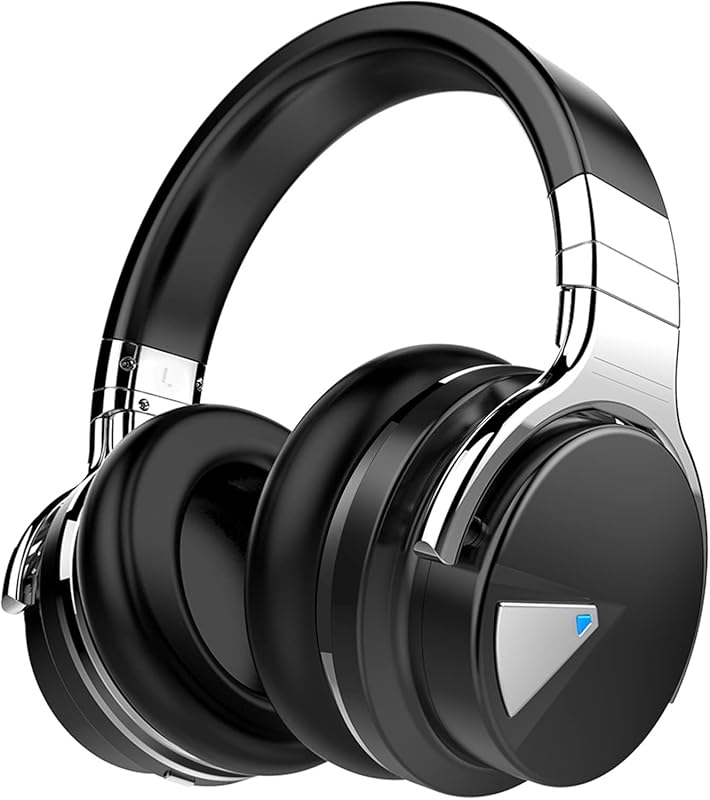 Silensys E7 Wireless Active Noise Cancelling Over‑Ear Headphones