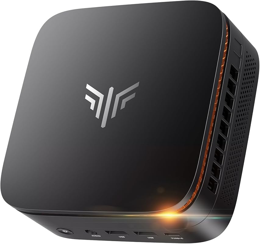 KAMRUI Pinova P1 Mini PC – AMD Ryzen 4300U, 16 GB RAM, 256 GB SSD, Tri