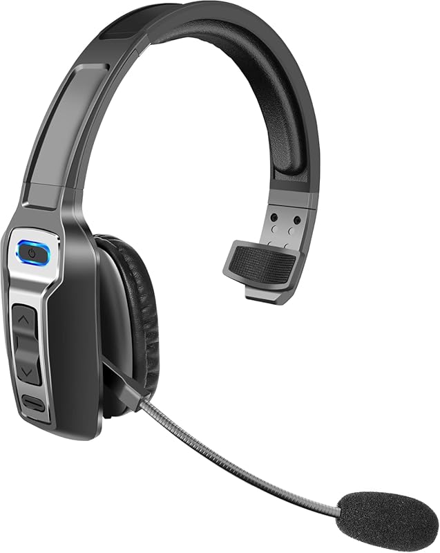 Sarevile Trucker Bluetooth Headset V5.2 with AI Noise‑Cancelling Mic, 