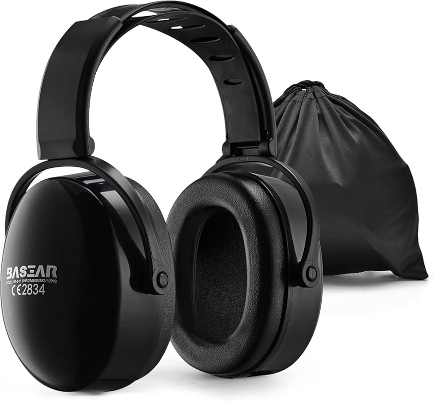Adjustable Noise‑Cancelling Earmuffs – Hearing Protection Headphones f