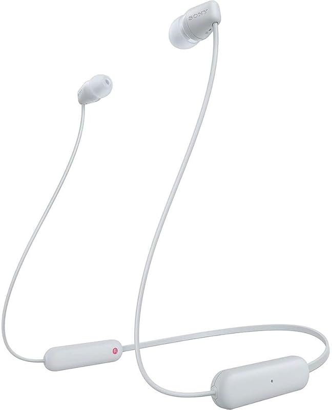 Sony WI‑C100 Wireless In‑Ear Bluetooth Headphones with Built‑In Microp