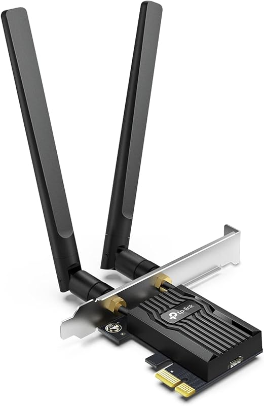 TP‑Link Archer TX55E AX3000 PCIe WiFi Card, WiFi 6 Dual‑Band, Bluetoot