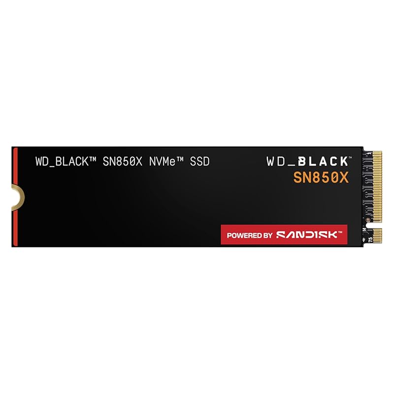 WD_BLACK SN850X 1TB NVMe SSD, M.2 2280, Up to 7300MB/s Read, Gaming In