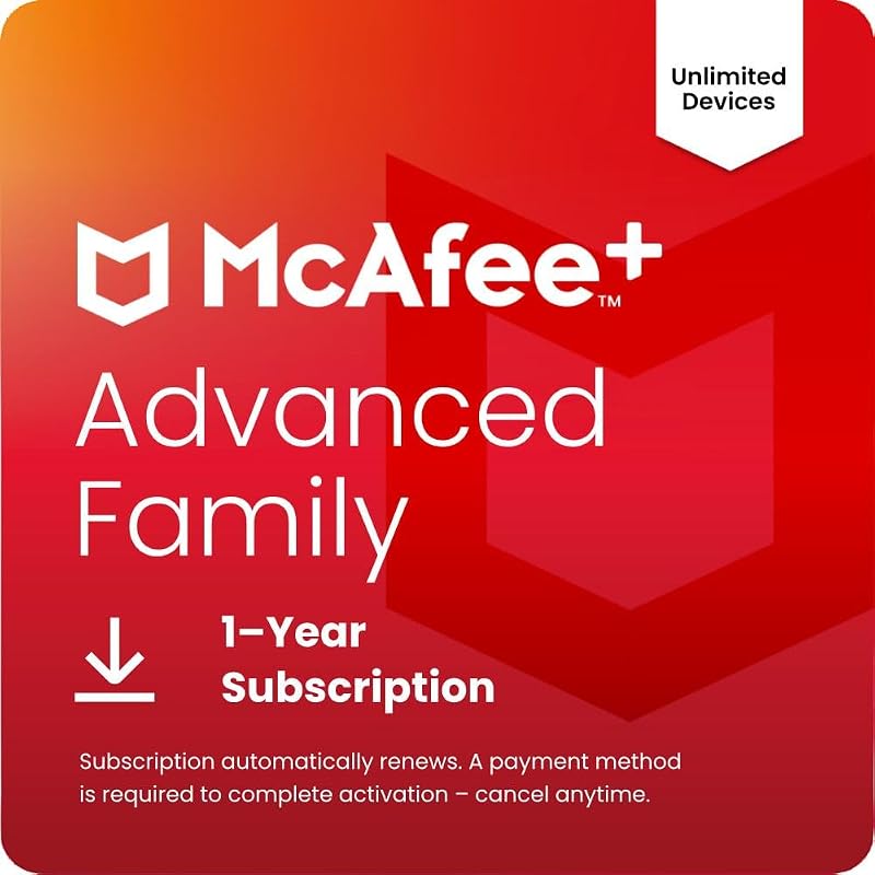 McAfee+ Advanced Family Unlimited Devices