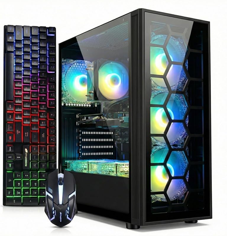 STGAubron Gaming Desktop – GeForce RTX 3050 6 GB, Intel Core i7 3.9 GH