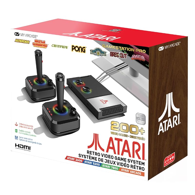 My Arcade Atari Game Station Pro – Retro Console with 200+ Classic Gam