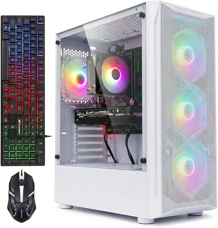 STGAubron Gaming Desktop with Intel Core i7 up to 3.9 GHz, GeForce GTX