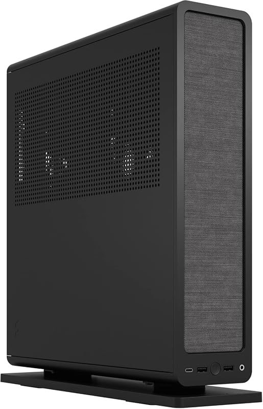 Fractal Design Ridge Black Mini‑ITX Gaming Case – Includes PCIe 4.0 Ri