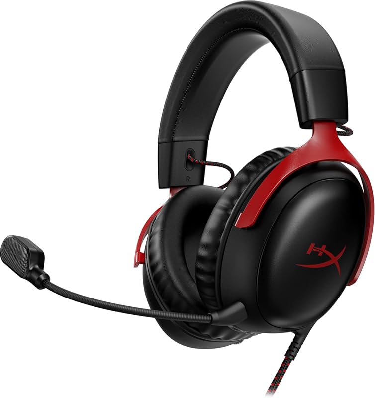 HyperX Cloud III Wired Gaming Headset for PC, PS5, Xbox Series X|S – 5