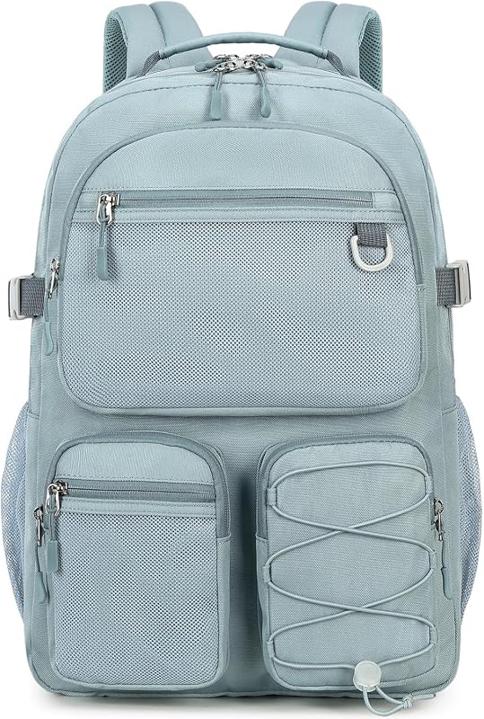 Lohol 15.6 Inch Laptop Backpack, Water Resistant School Travel Daypack