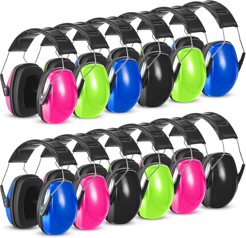 Amylove Kids Noise‑Cancelling Ear Muffs – 12‑Pack, 27 dB Reduction, Un