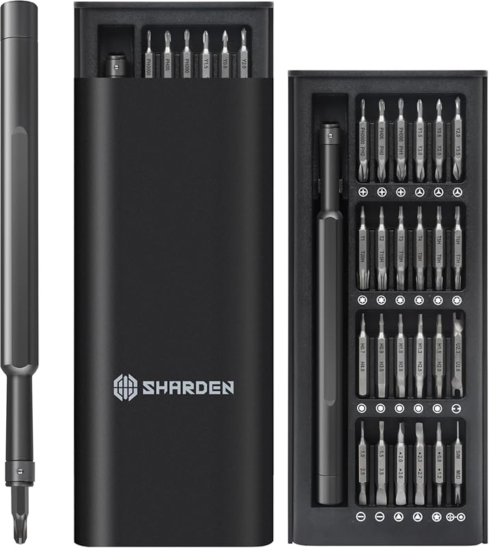 SHARDEN 49-in-1 Screwdriver Set with Torx, Pentalobe and Tri‑wing Bits