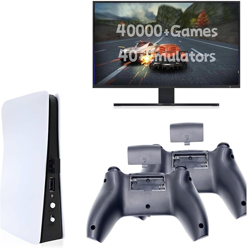 Wireless Emulator Retro Game Console 4K, 40,000+ Games, 128GB, 40+ Emu