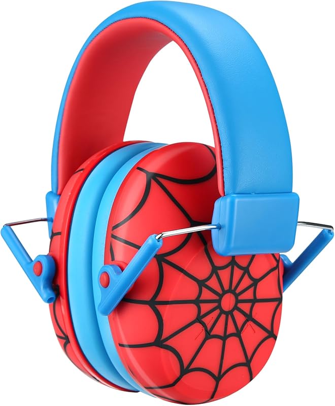 ProCase Kids Noise‑Cancelling Headphones – Monster Jam & Fireworks Hea