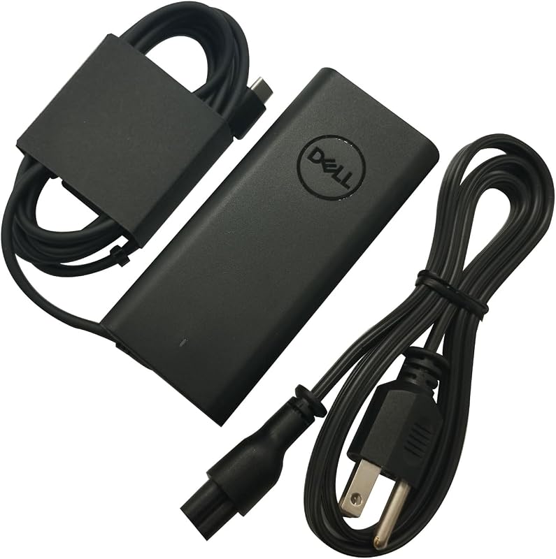 Dell 65W USB Type C AC Power Adapter Charger with Power Cord for Dell