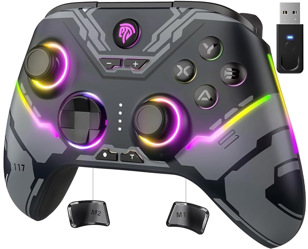 EasySMX X15 Wireless PC Controller with Hall Effect Joysticks Triggers