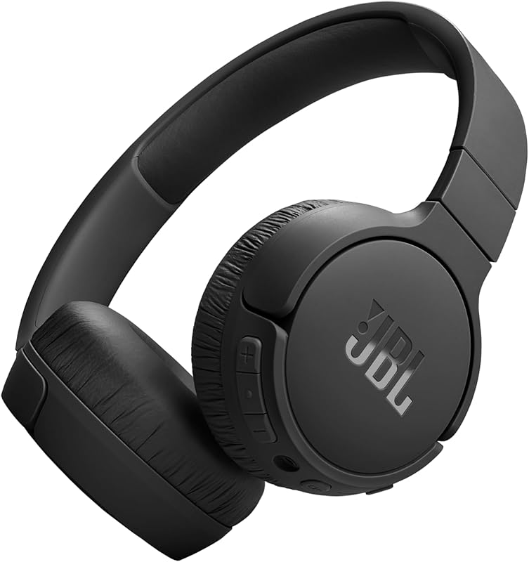 JBL Tune 670NC Adaptive Noise Cancelling On‑Ear Headphones, Smart Ambi
