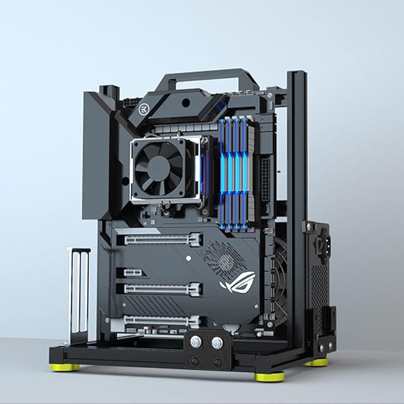 PC Creative Assembly Frame Test Bench Open‑Air Aluminum Case – Support