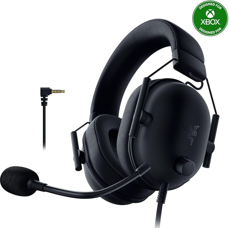 Razer BlackShark V2 X Xbox Gaming Headset: 50mm Drivers, Cardioid Mic,