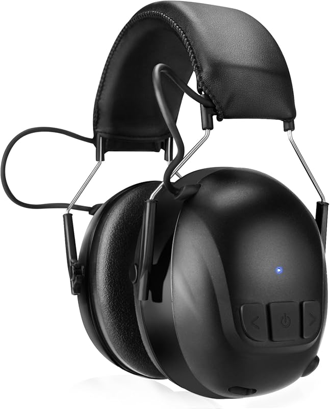 Kalence Bluetooth 6.0 Hearing Protection Earmuffs, 30 dB NRR, 120 h Ba
