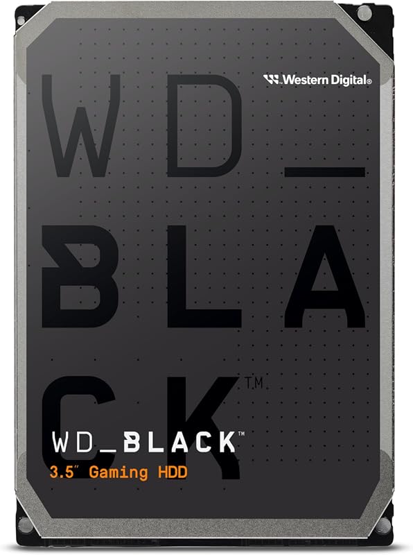 Western Digital 4TB WD Black Gaming Internal Hard Drive HDD, 7200 RPM,