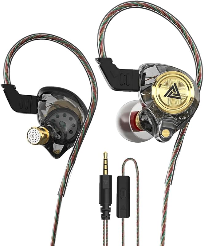Ak3file Wired Gaming Earbuds – 1DD 10mm Dynamic Driver, Deep Bass, HiF