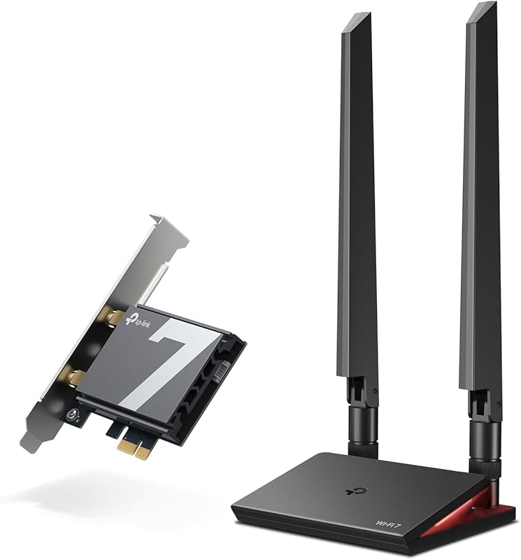 TP-Link Archer TBE550E Wi‑Fi 7 BE9300 PCIe Card – Tri‑Band, Bluetooth 
