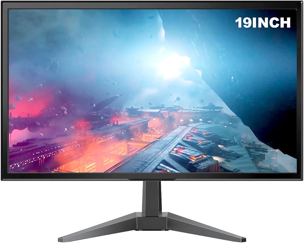 19‑Inch HD Monitor, 1440 × 900 Resolution, 60Hz Refresh, HDMI & VGA In