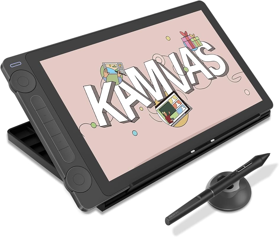 HUION Kamvas 13 Gen 3 13.3‑Inch Drawing Tablet with Glass, 99% sRGB, P