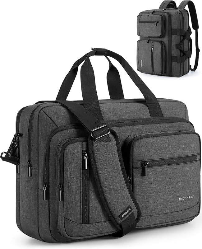BAGSMART 3 In 1 Laptop Bag for Men 17.3 Inch Water Repellent Computer