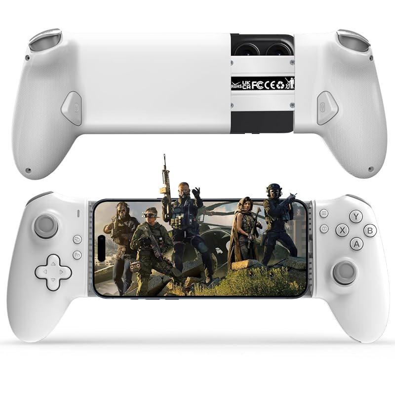 arVin USB-C Mobile Gaming Controller with Hall Effect Joysticks for iP