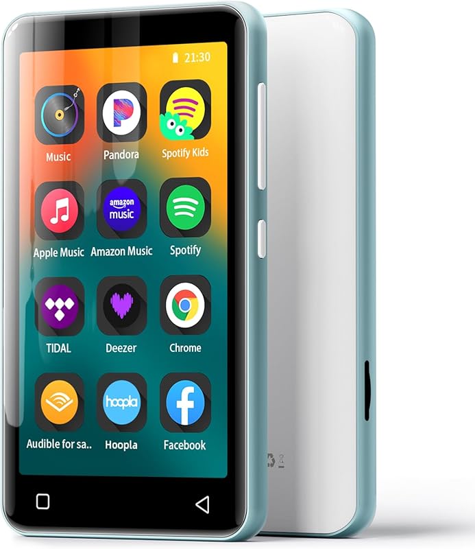 innioasis 80GB MP3 Player with Bluetooth, Wi‑Fi, 4″ Touchscreen, Spoti