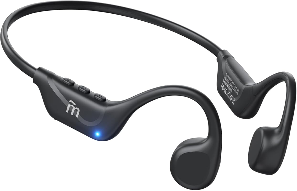 MRYTKY Bone Conduction Open‑Ear Bluetooth 5.4 Headphones – Waterproof,