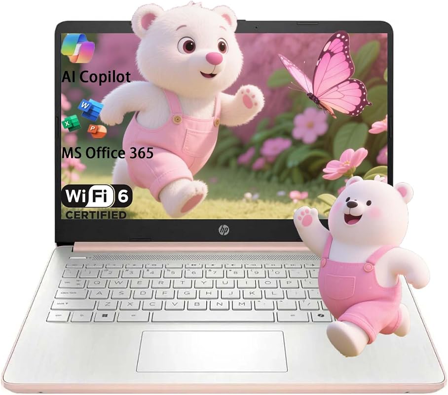 HP Stream 14 Inch Student Laptop, Intel Celeron N150, 8GB RAM, 128GB U
