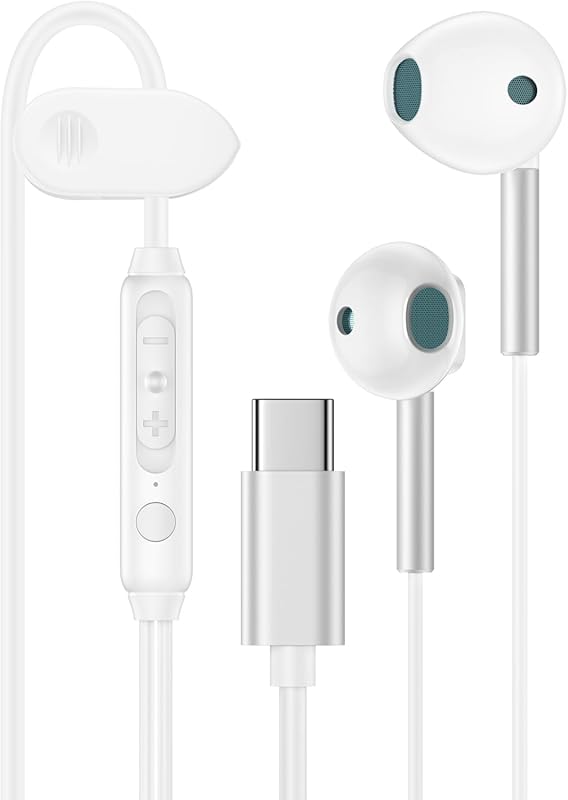 USB‑C Wired Headphones – Universal Compatibility for iPhone 17/16/15 S