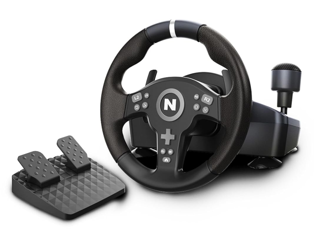 Nitho Drive Pro V200 Racing Wheel with Pedals & Shifter, 270° Rotation