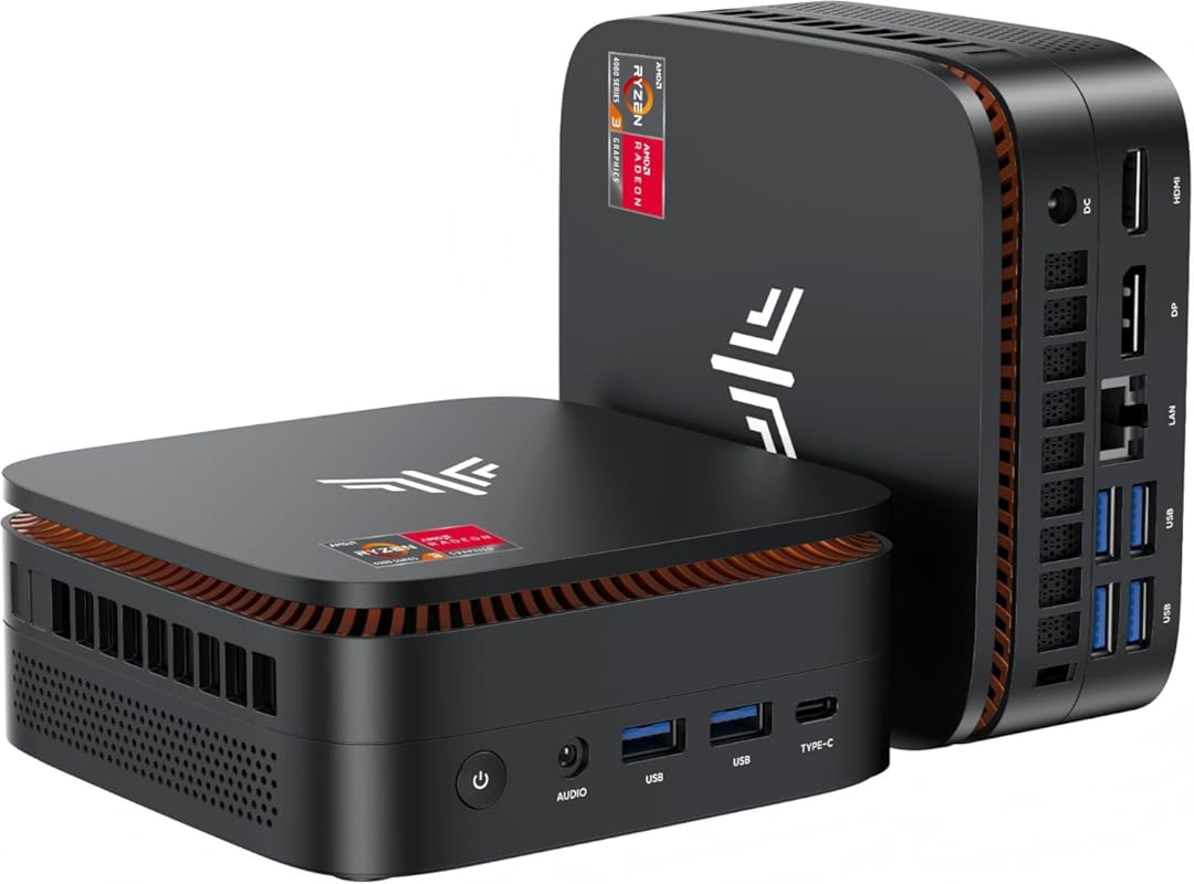 KAMRUI Essenx E1 Mini PC – Windows 11 Pro, 12th Gen Intel N97
