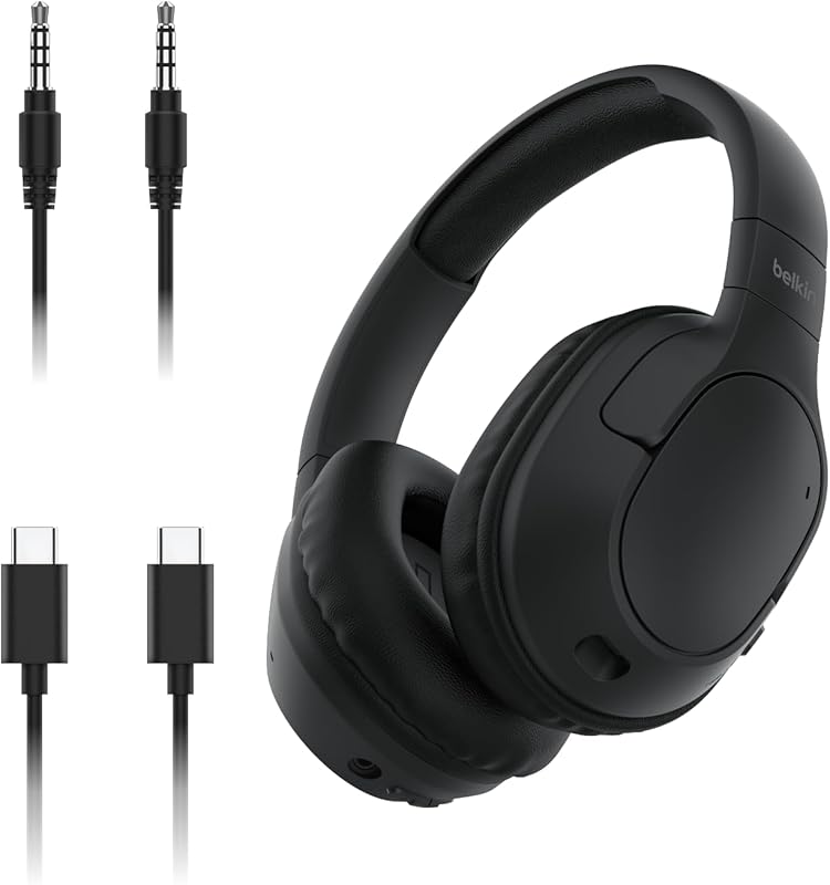 Belkin SoundForm Surround Over‑Ear Bluetooth Headphones