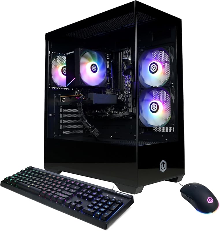 CyberPowerPC GMA3100A3 Gamer Master PC: AMD Ryzen 5 5500, Radeon RX 65