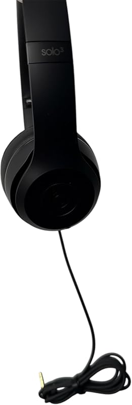 Beats by Dr. Dre Solo3 Wired On-Ear Headphone – Black – Refurbished wi