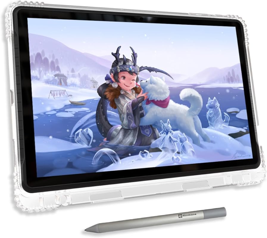 PicassoTab A10 10‑Inch Android 14 Drawing Tablet with Stylus, Pro Apps
